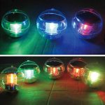 Solar Power Changing Color LED Floating Light Ball